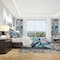 Designart 'Blue and Silver Helix' Modern & Contemporary Bedding Set - Duvet Cover & Shams